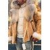 Mens Luxury Suede Leather Fur Coat